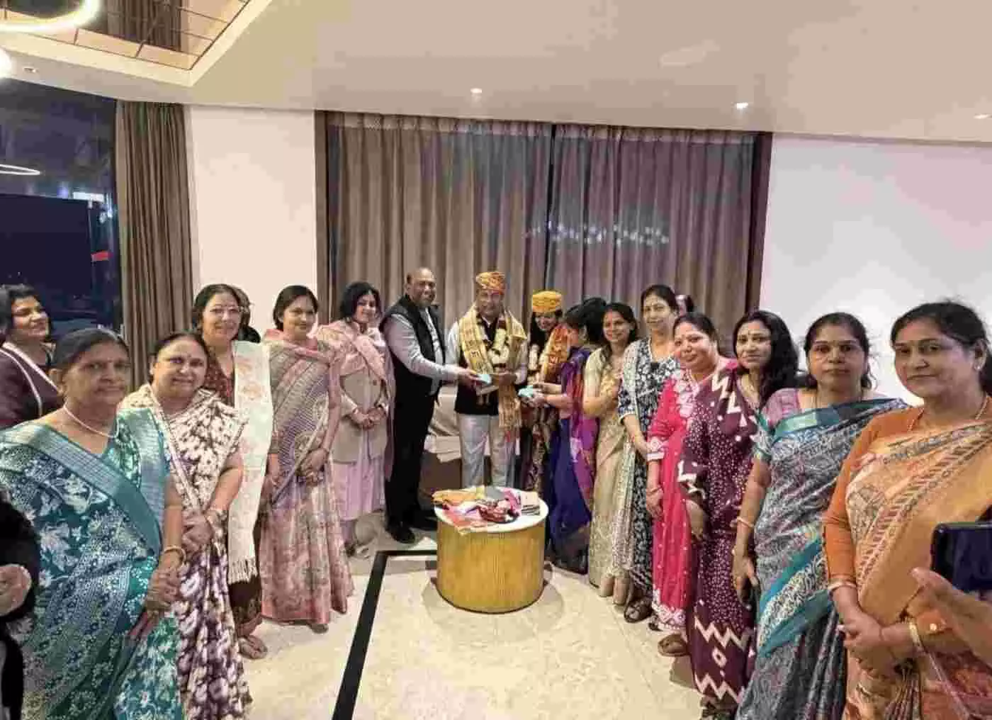 grand welcome and honour to Bhaiya couple grand welcome and honour to Bhaiya couple
