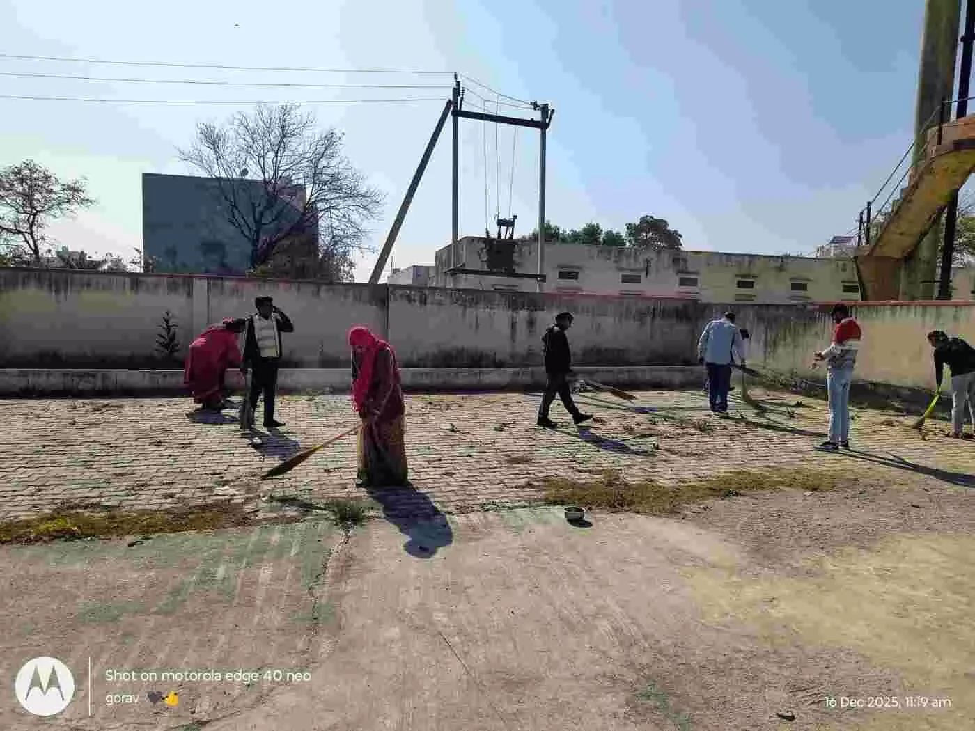 Massive cleanliness drive in government