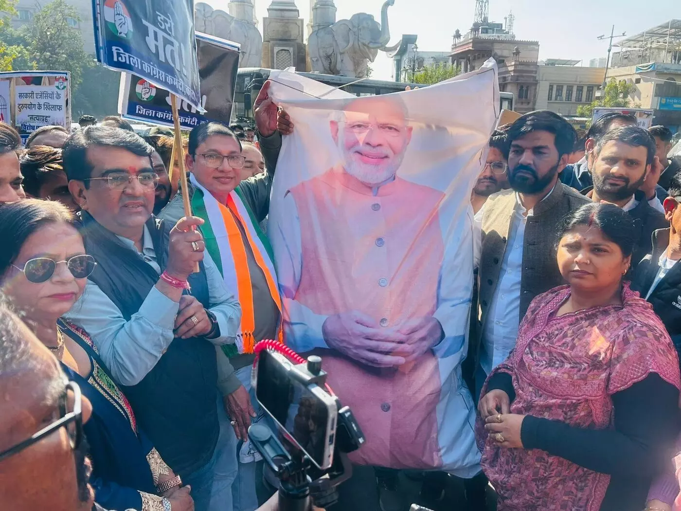 Accusing the Modi government of misusing constitutional institutions