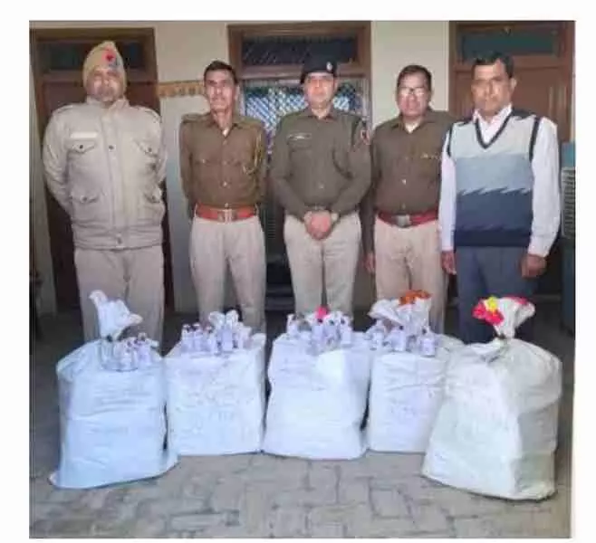 Excise officials conduct joint raid in Nohar Excise officials conduct joint raid in Nohar