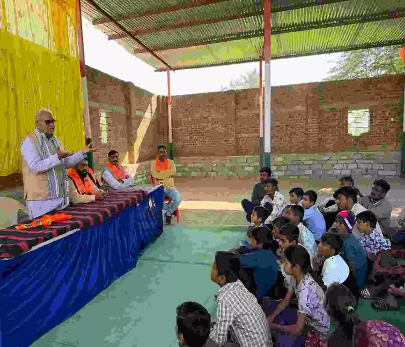 Preparations for Acharya Dhirendra Shastris Shri Ram Katha-Gau Mata Mahotsav in Ramganj Mandi, Preparations for Acharya Dhirendra Shastris Shri Ram Katha-Gau Mata Mahotsav in Ramganj Mandi,