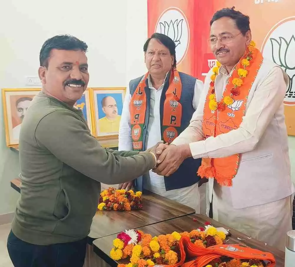 BJP District Organization Incharge Sanjay Naruka visits Sawai Madhopur