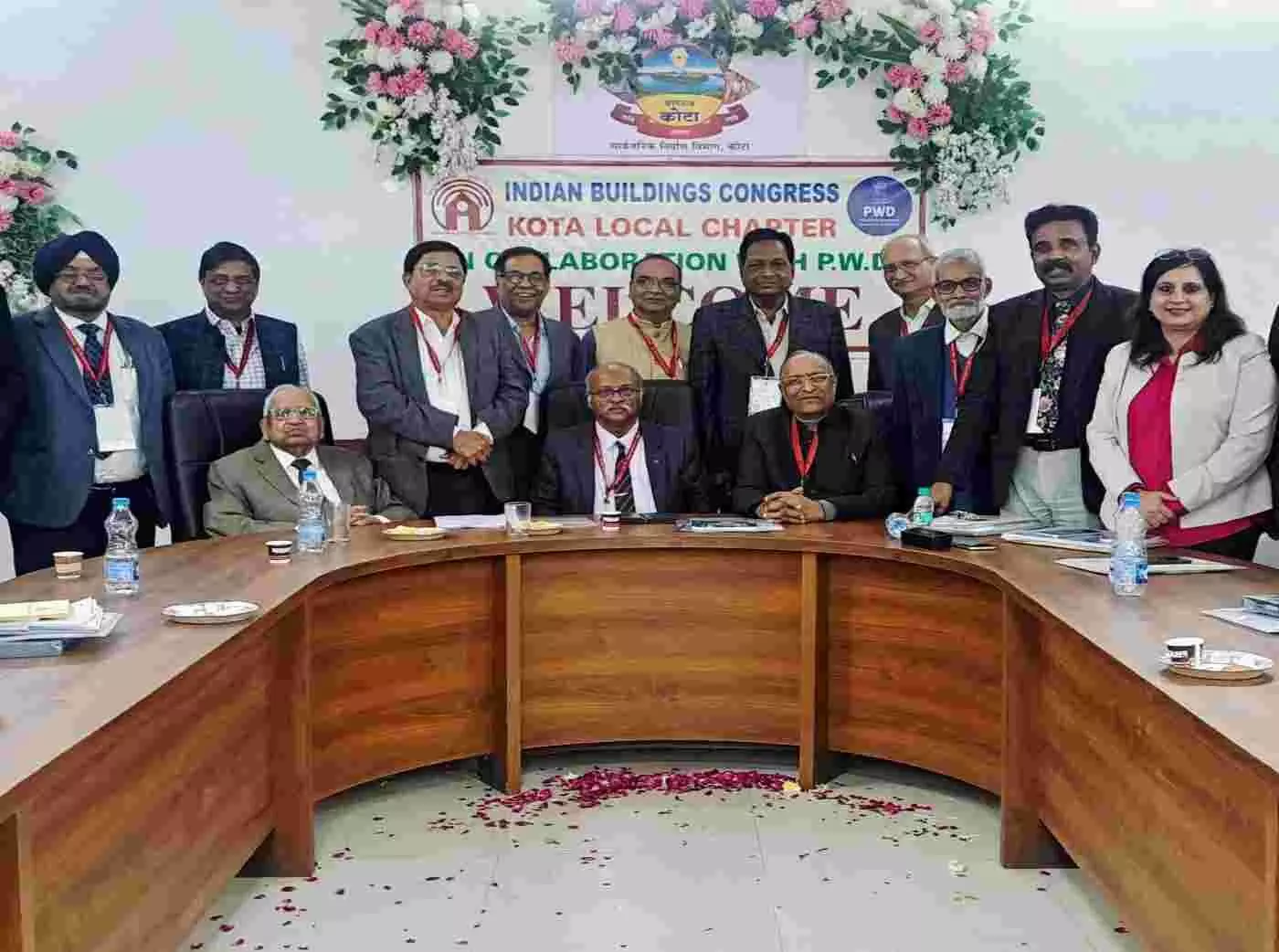 The 202nd National Executive Council meeting of the Indian Building Congress concluded in Kota