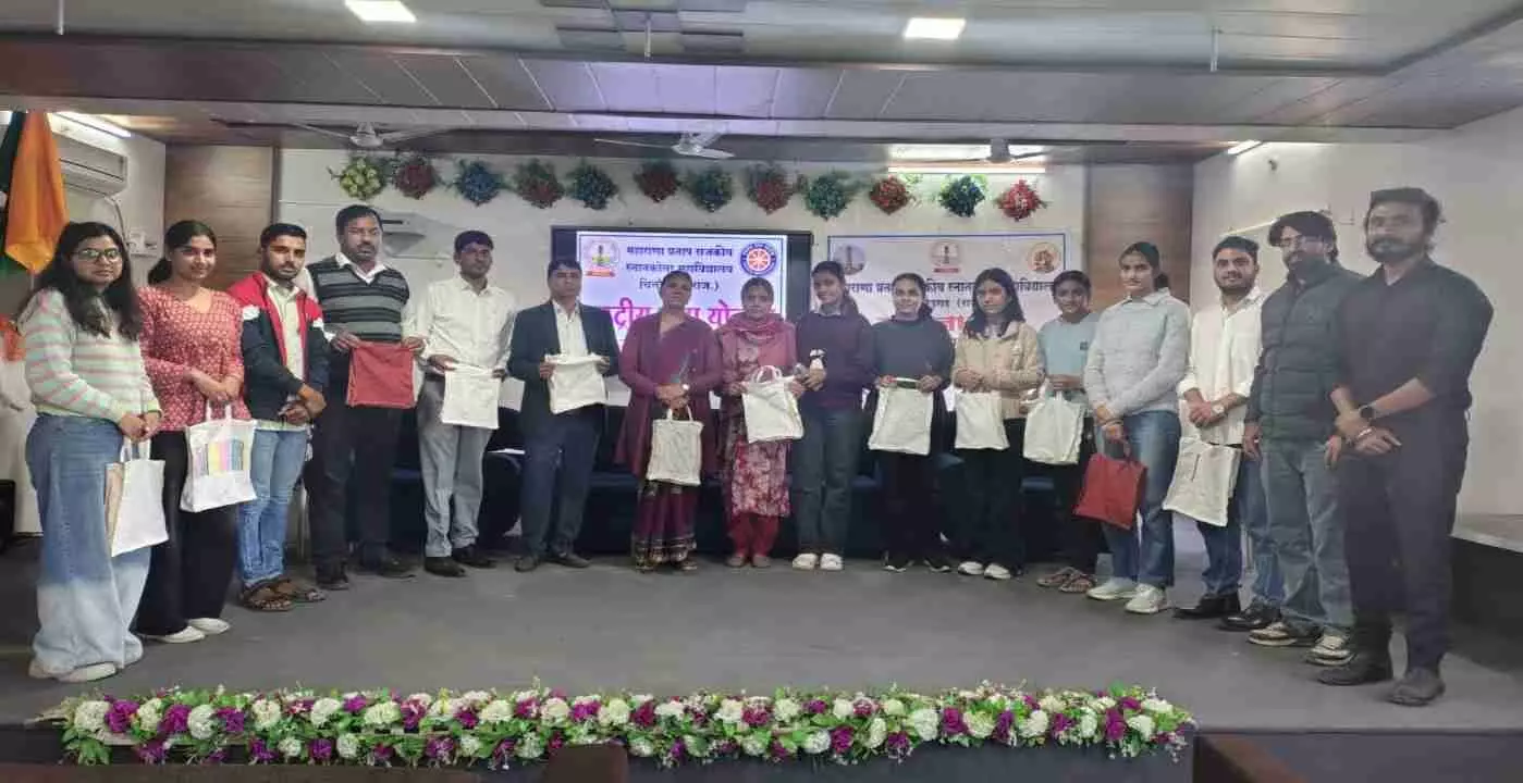Students showcased their talents at the three-day Yojana Manch programme Students showcased their talents at the three-day Yojana Manch programme