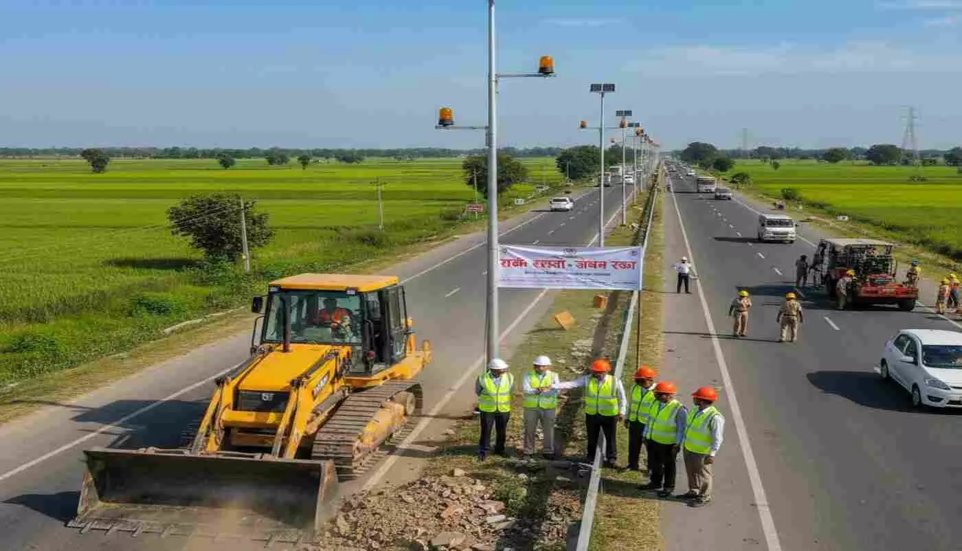 Action taken against illegal cuts on National Highway 27