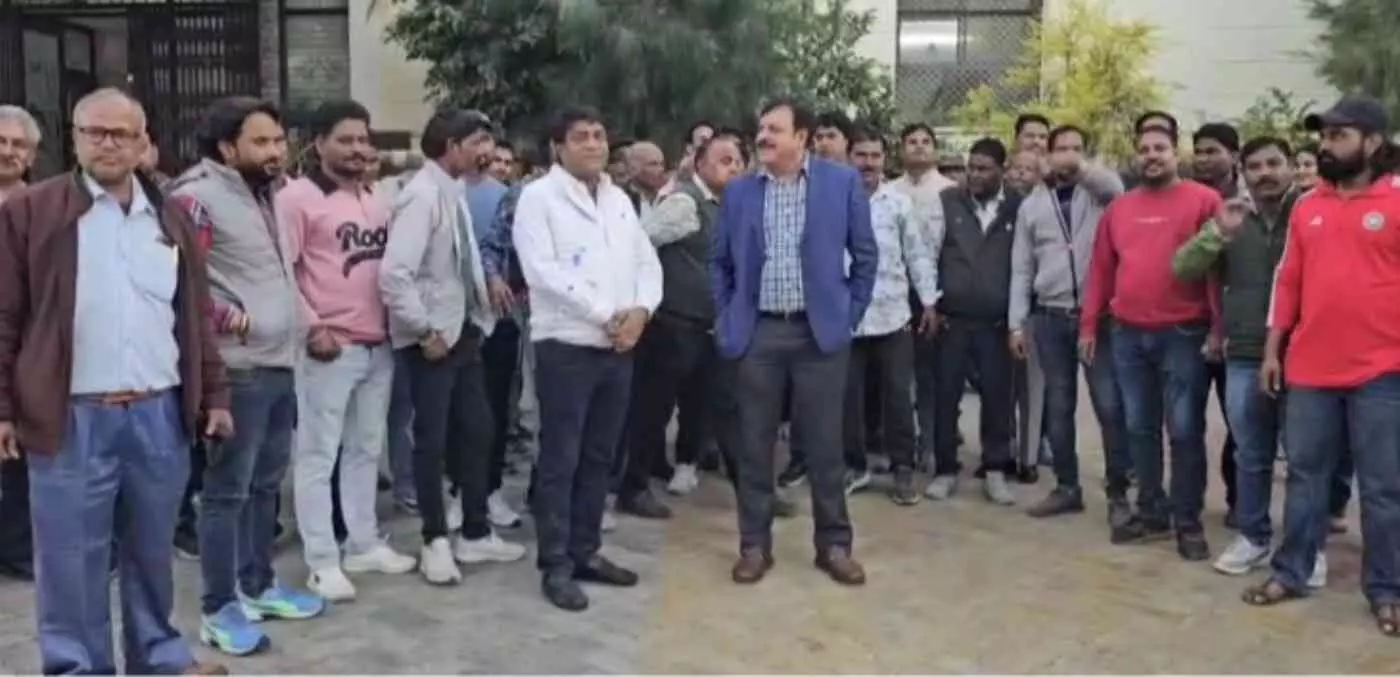 Ink attack in Rajsamand Ink thrown at the Chairman and Commissioner during a city council inspection Ink attack in Rajsamand Ink thrown at the Chairman and Commissioner during a city council inspection