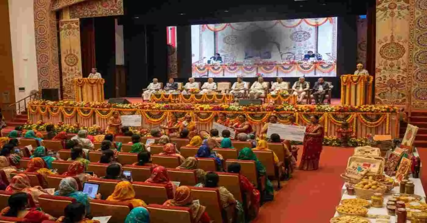 A grand district-level womens conference was held in Sawai Madhopur on the completion A grand district-level womens conference was held in Sawai Madhopur on the completion