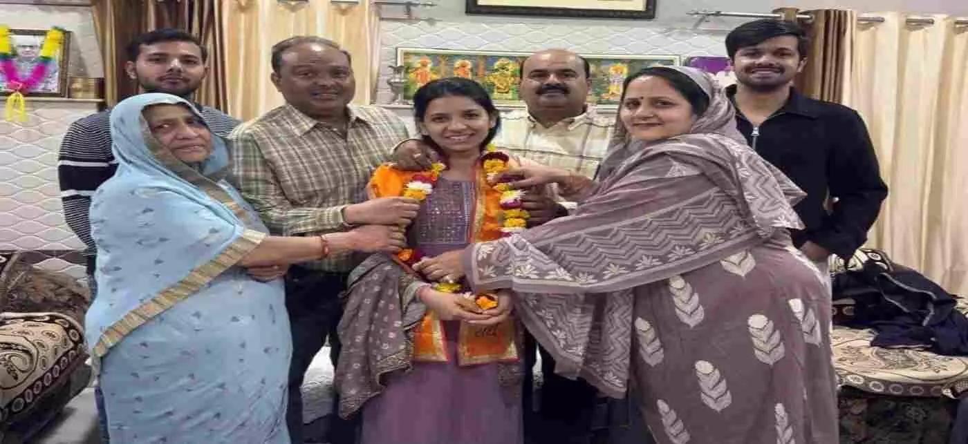 Krishna Gurjar of Deeg achieved success in RJS examination,