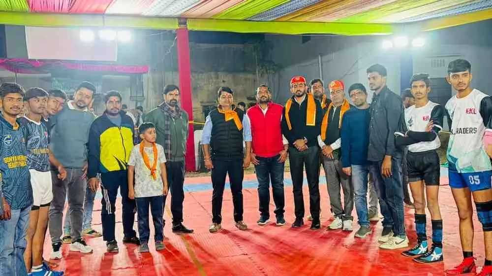 Kabaddi League Season 2 kicks off in grand style in Bhatewar Kabaddi League Season 2 kicks off in grand style in Bhatewar