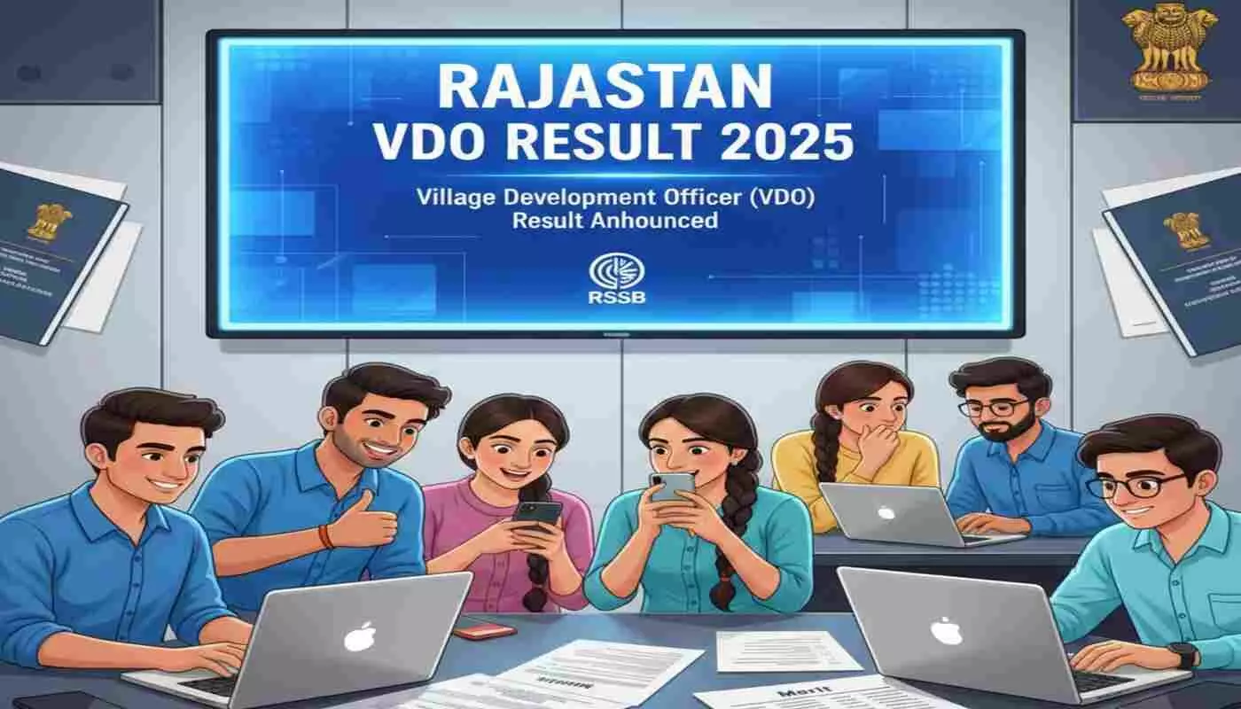 Rajasthan VDO Result 2025 declared: Wait of 5.12 lakh candidates ends, merit list released for 850 posts Rajasthan VDO Result 2025 declared: Wait of 5.12 lakh candidates ends, merit list released for 850 posts