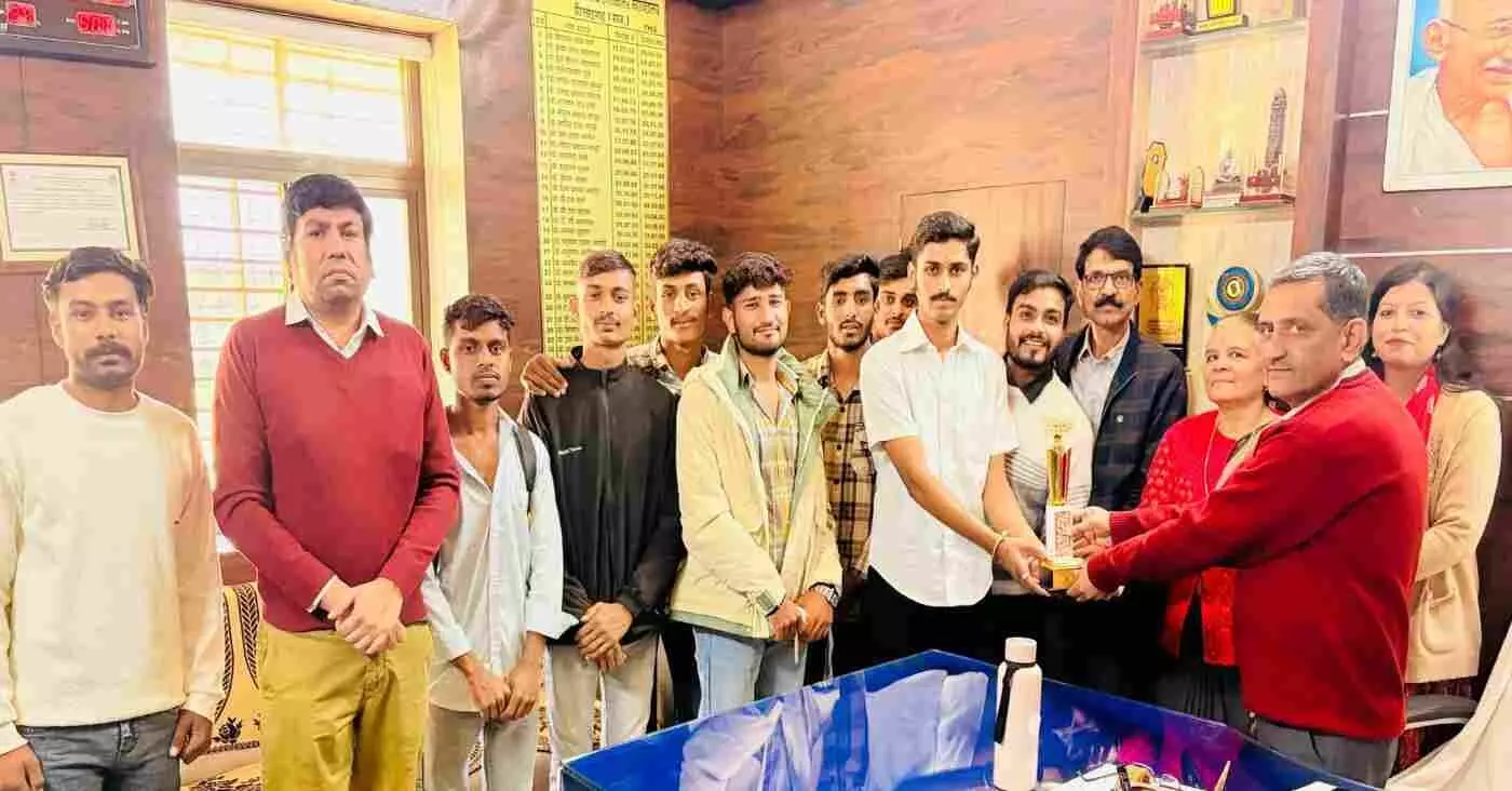 The Kho-Kho team of Maharana Pratap College performed brilliantly in the inter-college The Kho-Kho team of Maharana Pratap College performed brilliantly in the inter-college