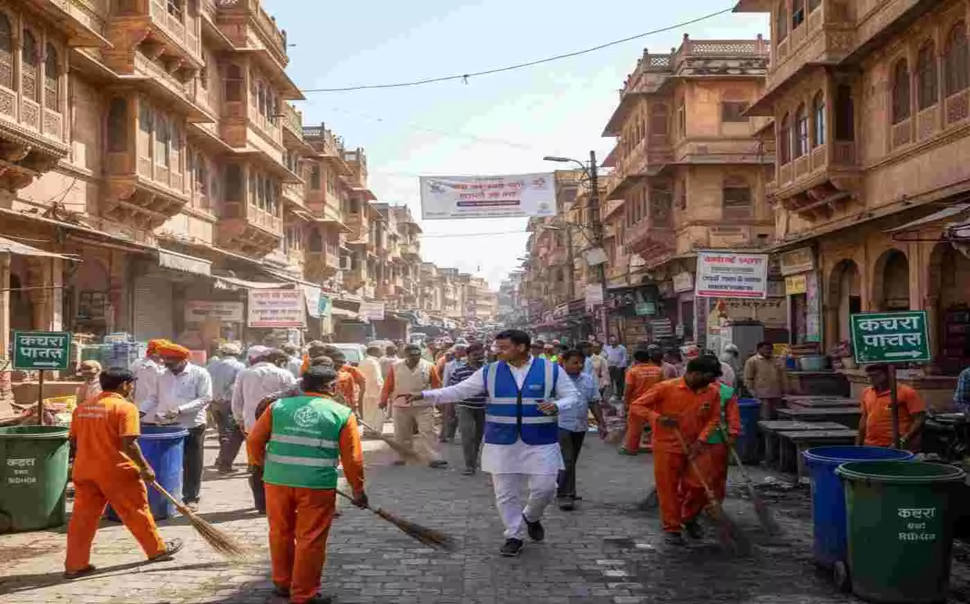 Jaipur Municipal Corporations 10-day-10-spot intensive cleanliness drive begins