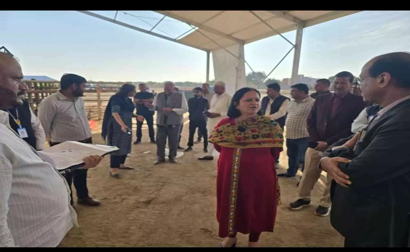Detailed inspection of the preparations for the state level farmers