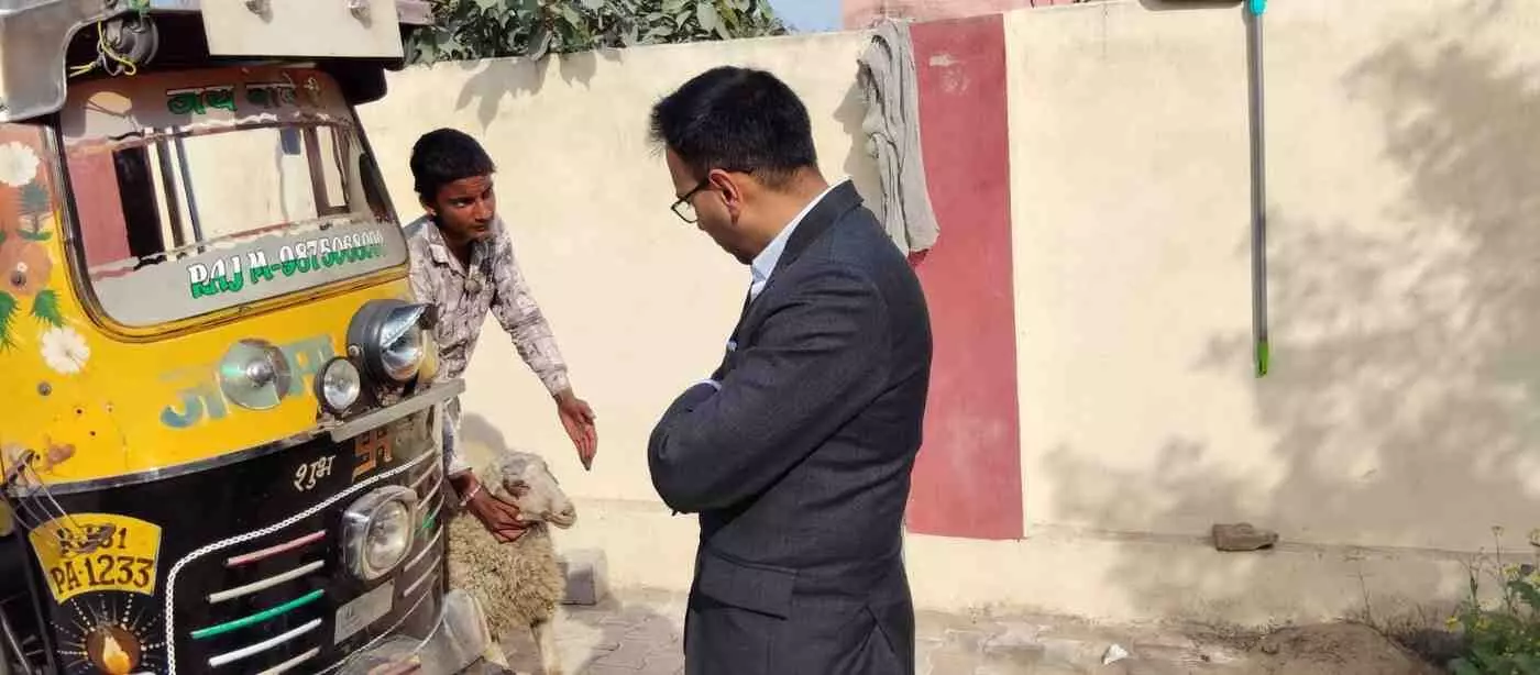 District Collector conducts surprise inspection of Hanumangarh Veterinary Hospital