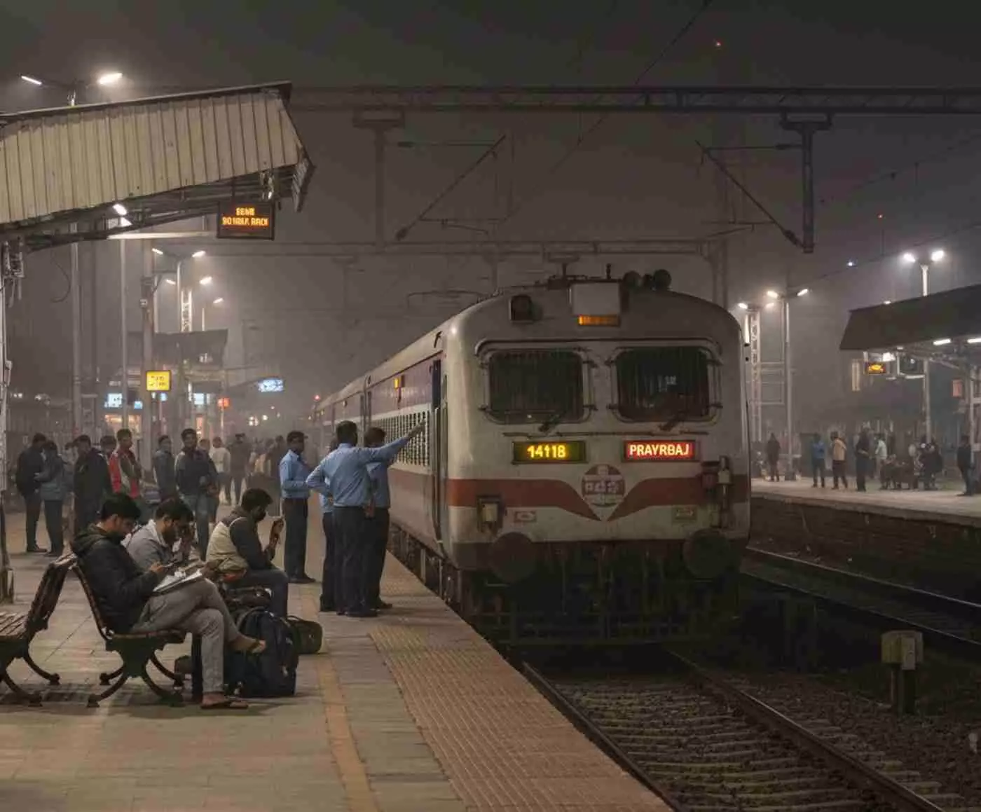 Delay in rail services due to delay in link rake, passengers face changes in facilities Delay in rail services due to delay in link rake, passengers face changes in facilities