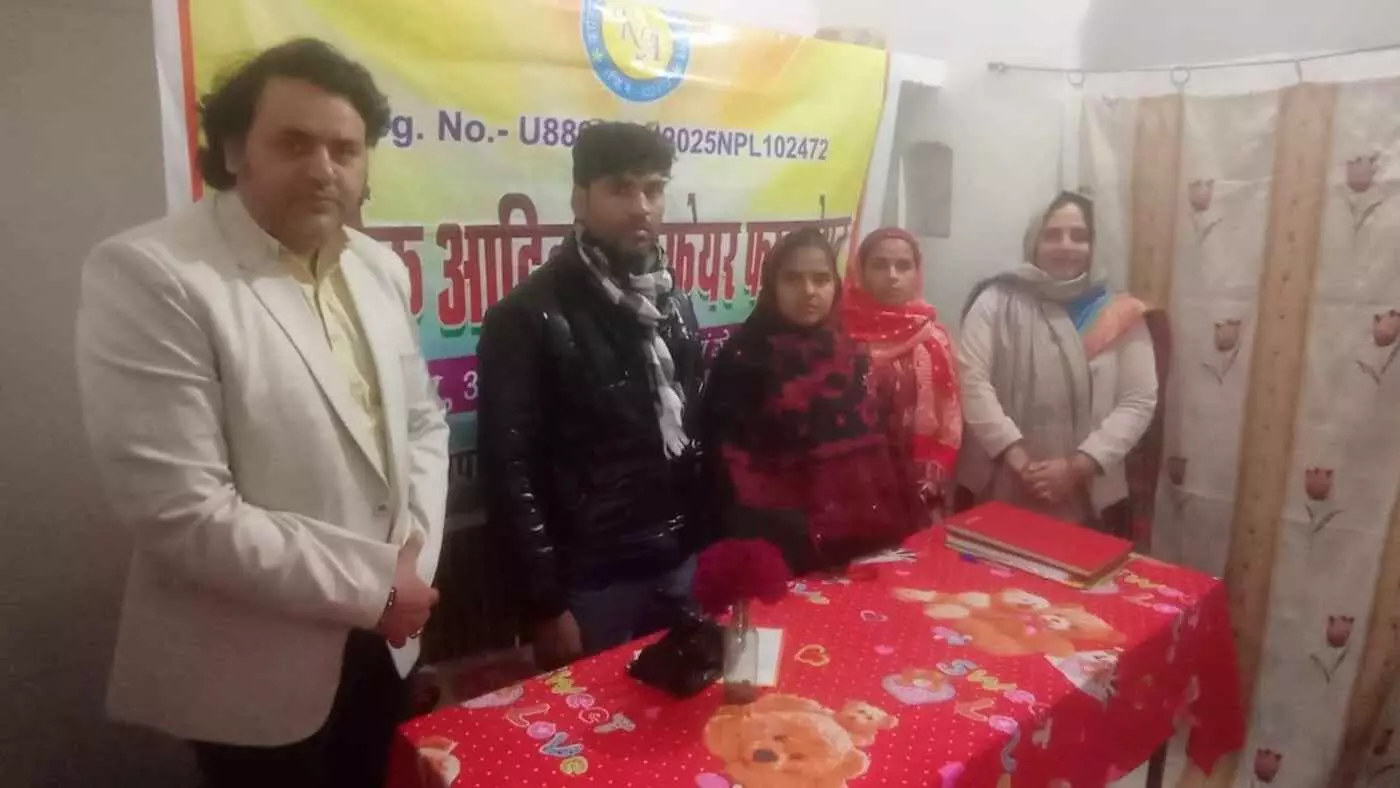 Kartik Aditya Welfare Foundation restructures a broken family Kartik Aditya Welfare Foundation restructures a broken family