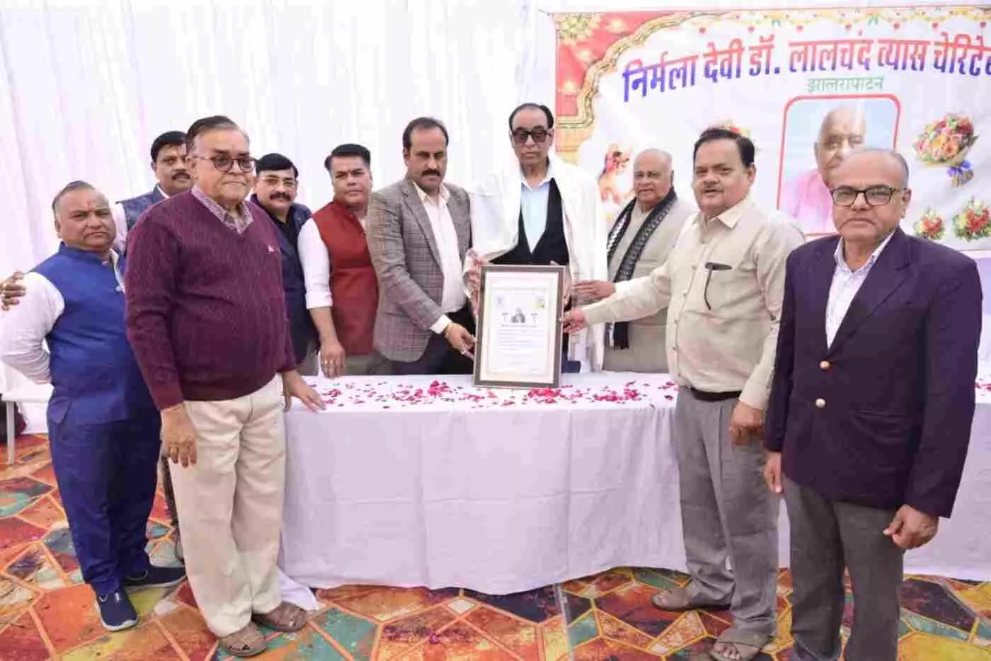 A massive free medical and blood donation camp was organised in Jhalrapatan A massive free medical and blood donation camp was organised in Jhalrapatan