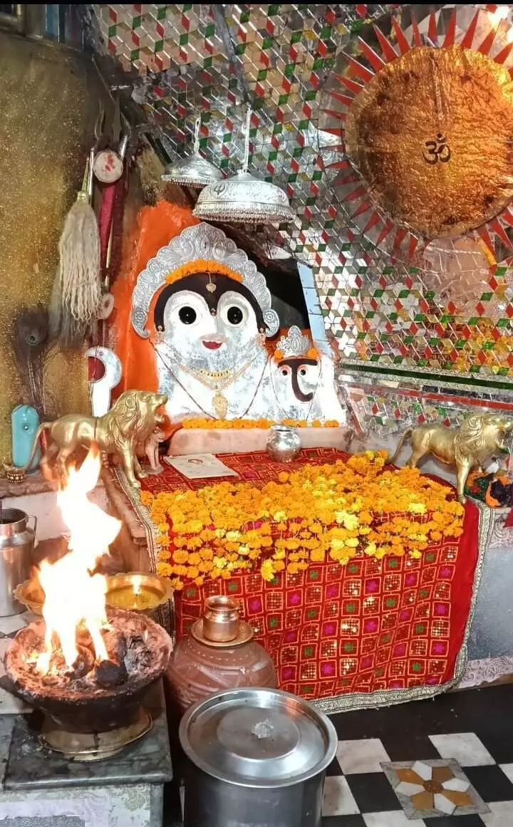 A grand devotional event at Indargarh Mata Darbar: Bhagwati Jagran on December 27th, and grand distribution of Paush Bade Prasad on the 28th. A grand devotional event at Indargarh Mata Darbar: Bhagwati Jagran on December 27th, and grand distribution of Paush Bade Prasad on the 28th.