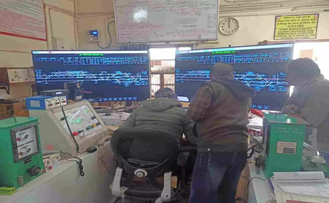 Successful commissioning of long loop line and electronic interlocking system at Kishangarh Balawas station Successful commissioning of long loop line and electronic interlocking system at Kishangarh Balawas station