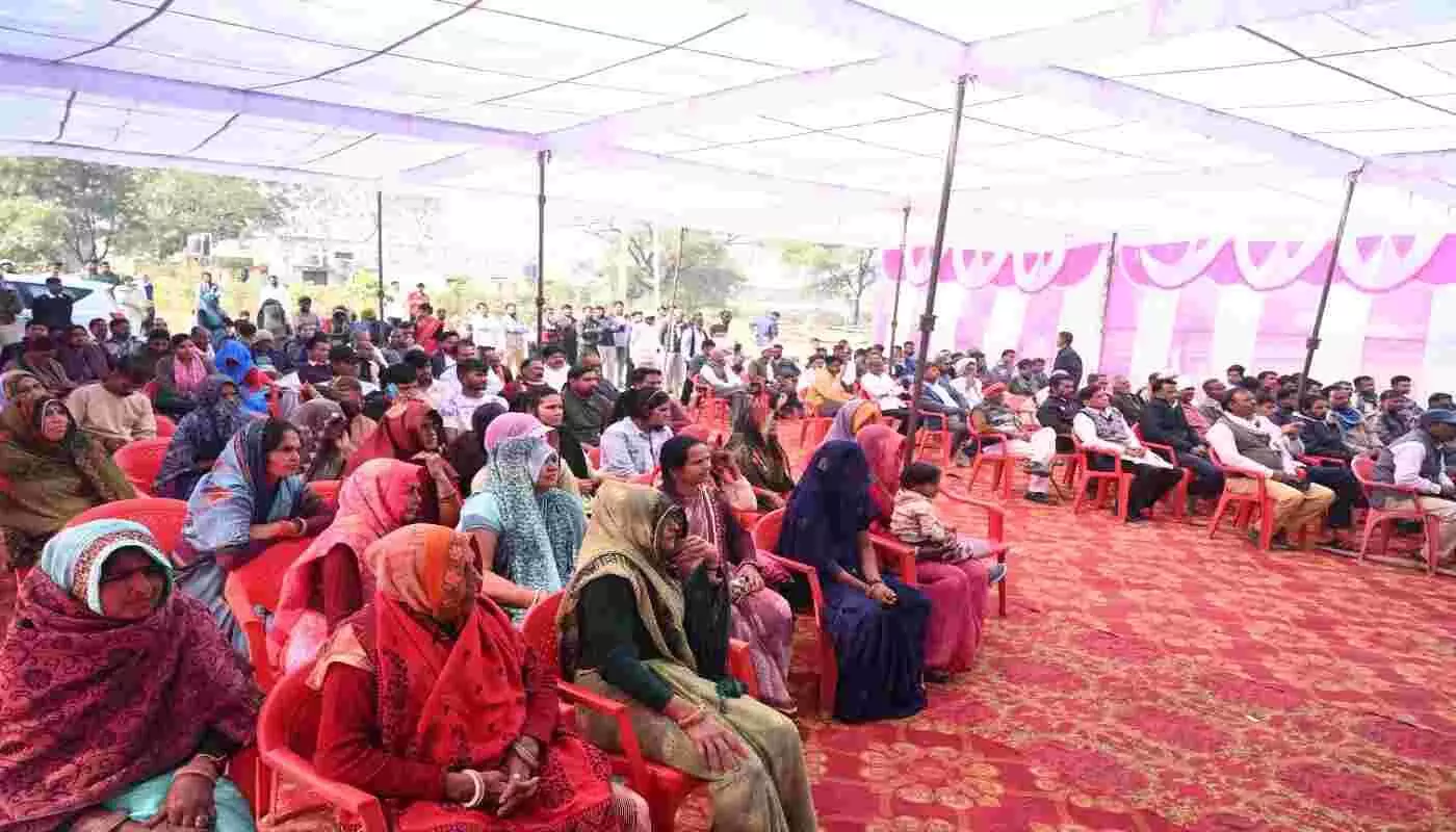 Paved roads to farms, development speeds up in villages: Works worth 23.32 crores inaugurated in Sangod area Paved roads to farms, development speeds up in villages: Works worth 23.32 crores inaugurated in Sangod area