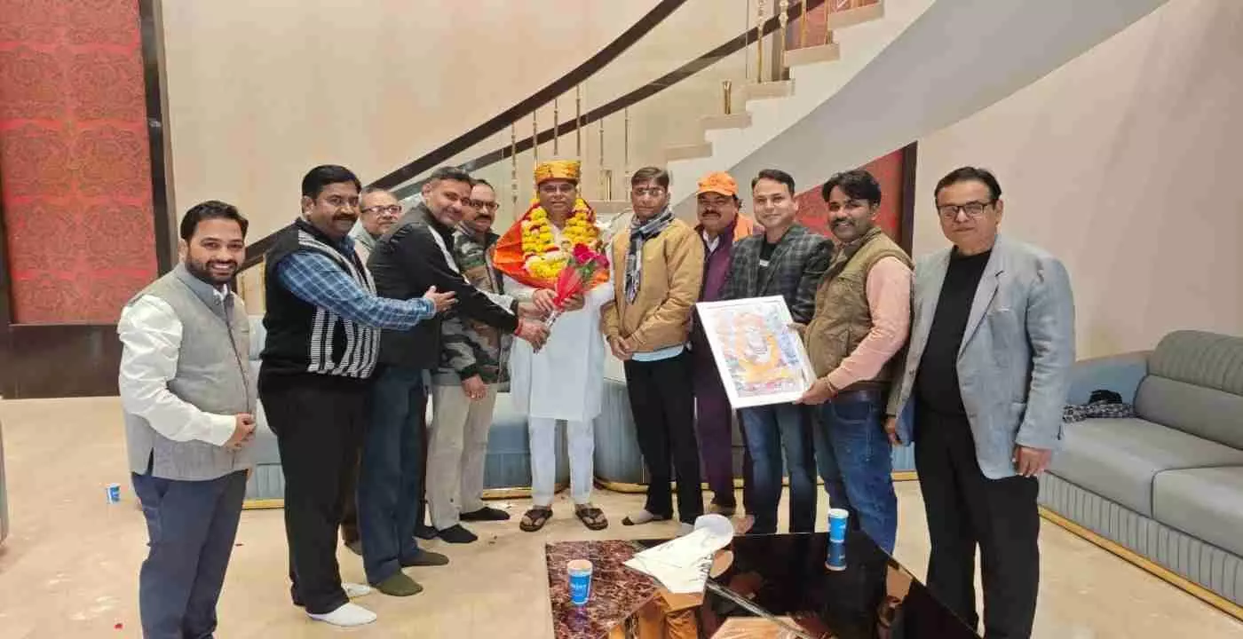Gautam Samaj Borkheda Mandal gave a grand welcome to Vishal Sharma, who became the BJP Rural General Secretary, infusing new energy into the organization. Gautam Samaj Borkheda Mandal gave a grand welcome to Vishal Sharma, who became the BJP Rural General Secretary, infusing new energy into the organization.