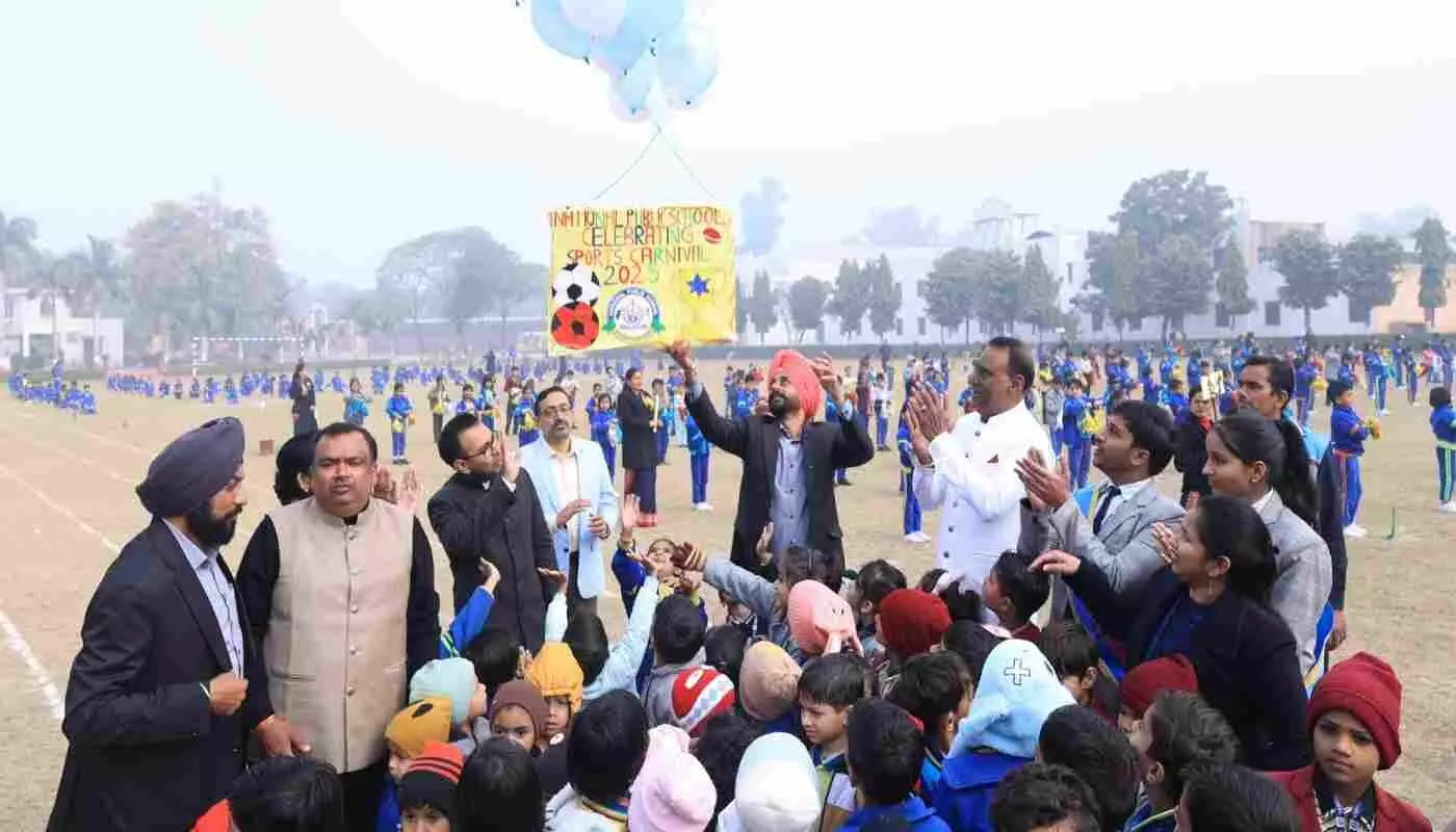 District Collector Dr. Khushal Yadav inaugurated the NPS Sports Carnival 2025 with great pomp and emphasis on all-round development through sports.