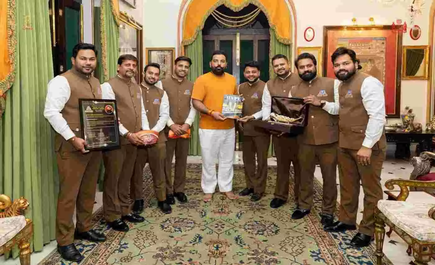 The closing ceremony of the Mewar Village Premier League will be given royal status, with Lakshyaraj Singh Mewar as the chief guest. The closing ceremony of the Mewar Village Premier League will be given royal status, with Lakshyaraj Singh Mewar as the chief guest.