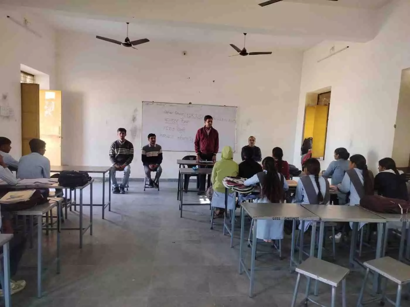 Cluster camp organized for new voters at Ghosundi School