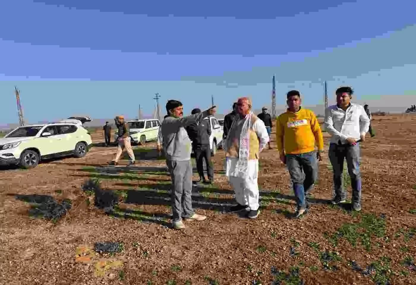 Education and Panchayati Raj Minister Madan Dilawar inspected the Shri Ram Katha Gau Mata Mahotsav site and issued strict instructions regarding the arrangements. Education and Panchayati Raj Minister Madan Dilawar inspected the Shri Ram Katha Gau Mata Mahotsav site and issued strict instructions regarding the arrangements.