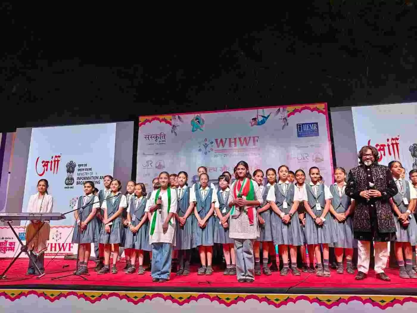 Tiana Sharmas Vande Mataram presentation at AIFF filled with heart-touching thrill Tiana Sharmas Vande Mataram presentation at AIFF filled with heart-touching thrill