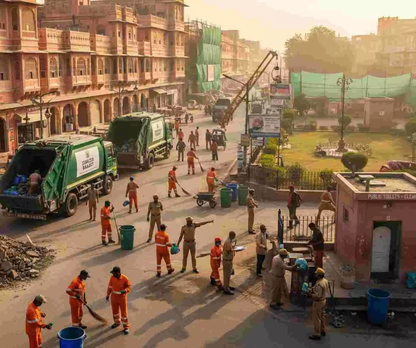 The Municipal Corporation of Jaipur has chosen a mirror to assess the citys cleanliness through field inspections. The Municipal Corporation of Jaipur has chosen a mirror to assess the citys cleanliness through field inspections.