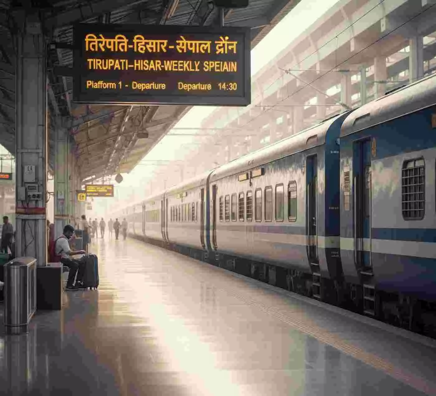 Tirupati-Hisar Tirupati weekly special train service launched, passengers will get new facility Tirupati-Hisar Tirupati weekly special train service launched, passengers will get new facility