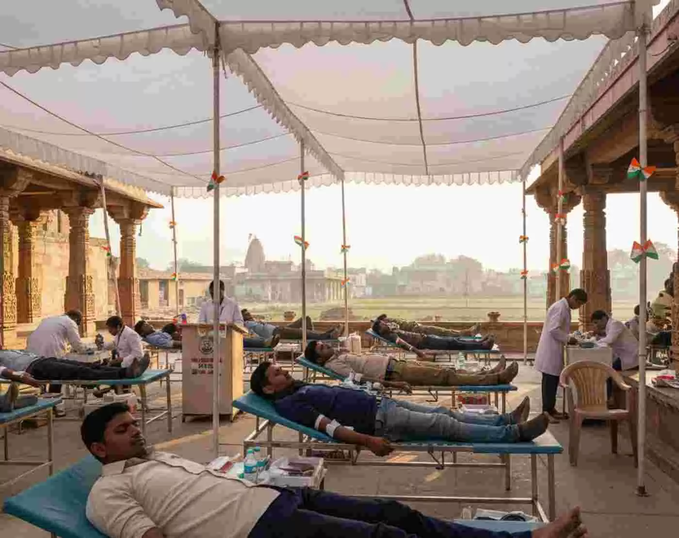 95 units of blood collected in Kota-Baran, an inspiring example of service and dedication 95 units of blood collected in Kota-Baran, an inspiring example of service and dedication