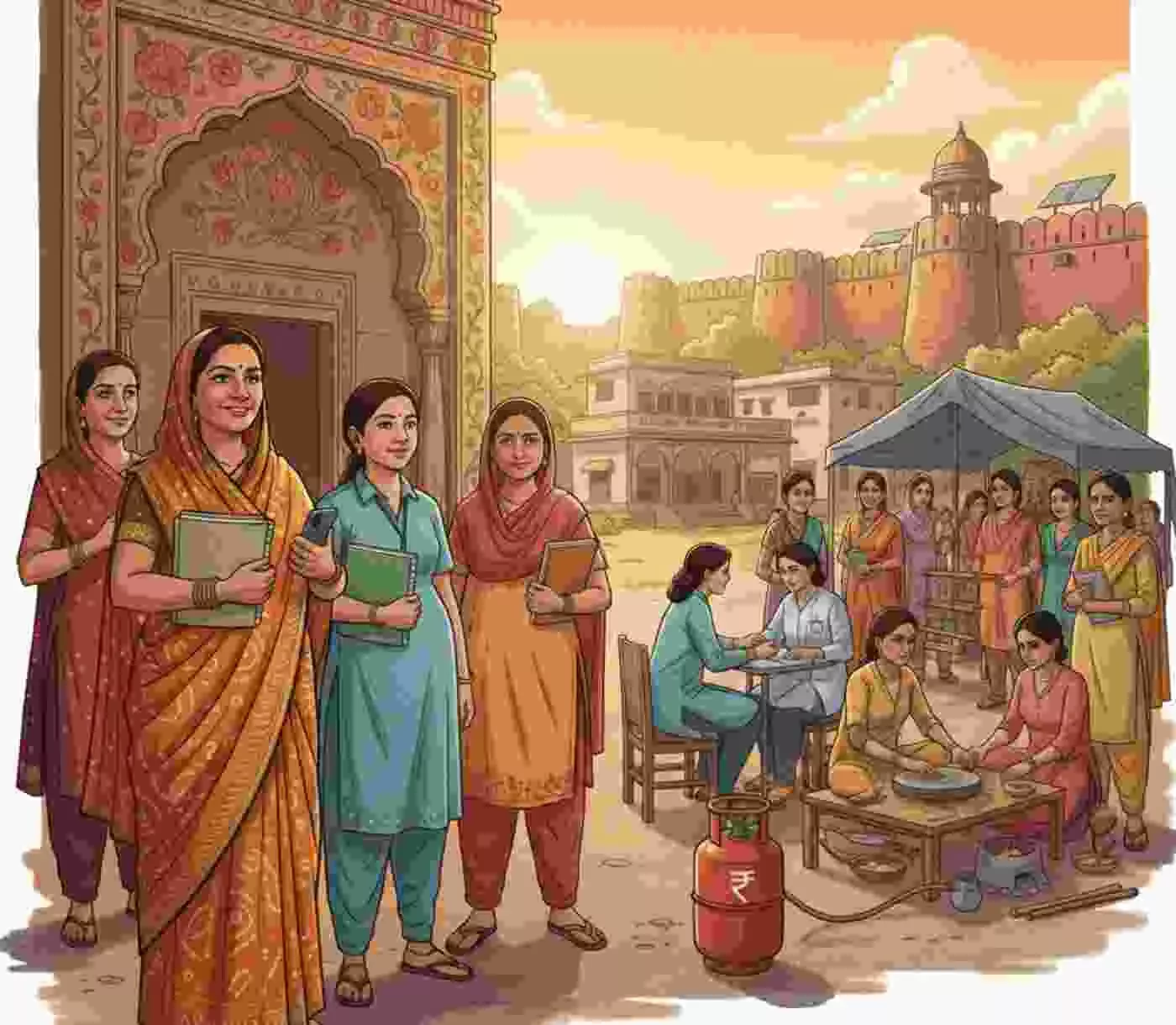 Rajasthans landscape has changed in two years Rajasthans landscape has changed in two years