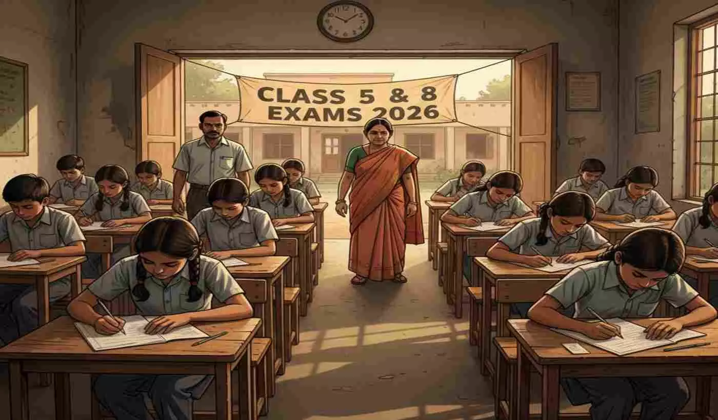 Sawai Madhopur: Class 5 and 8 board exam schedule announced, exams to be held from February to March Sawai Madhopur: Class 5 and 8 board exam schedule announced, exams to be held from February to March