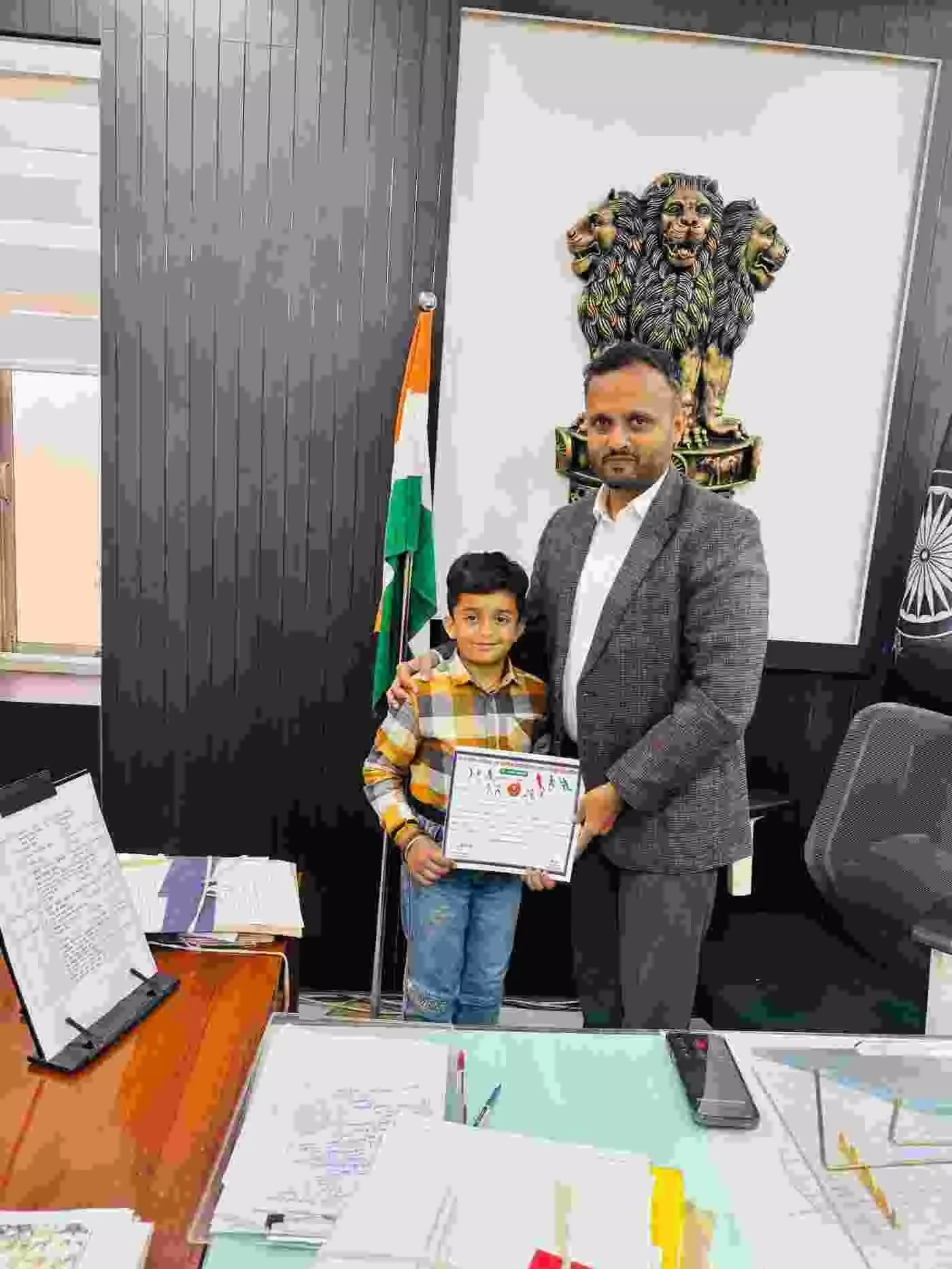 Pride of Baran: Aahan Puranik won the first prize of All India Open in Under-7 Chess Pride of Baran: Aahan Puranik won the first prize of All India Open in Under-7 Chess