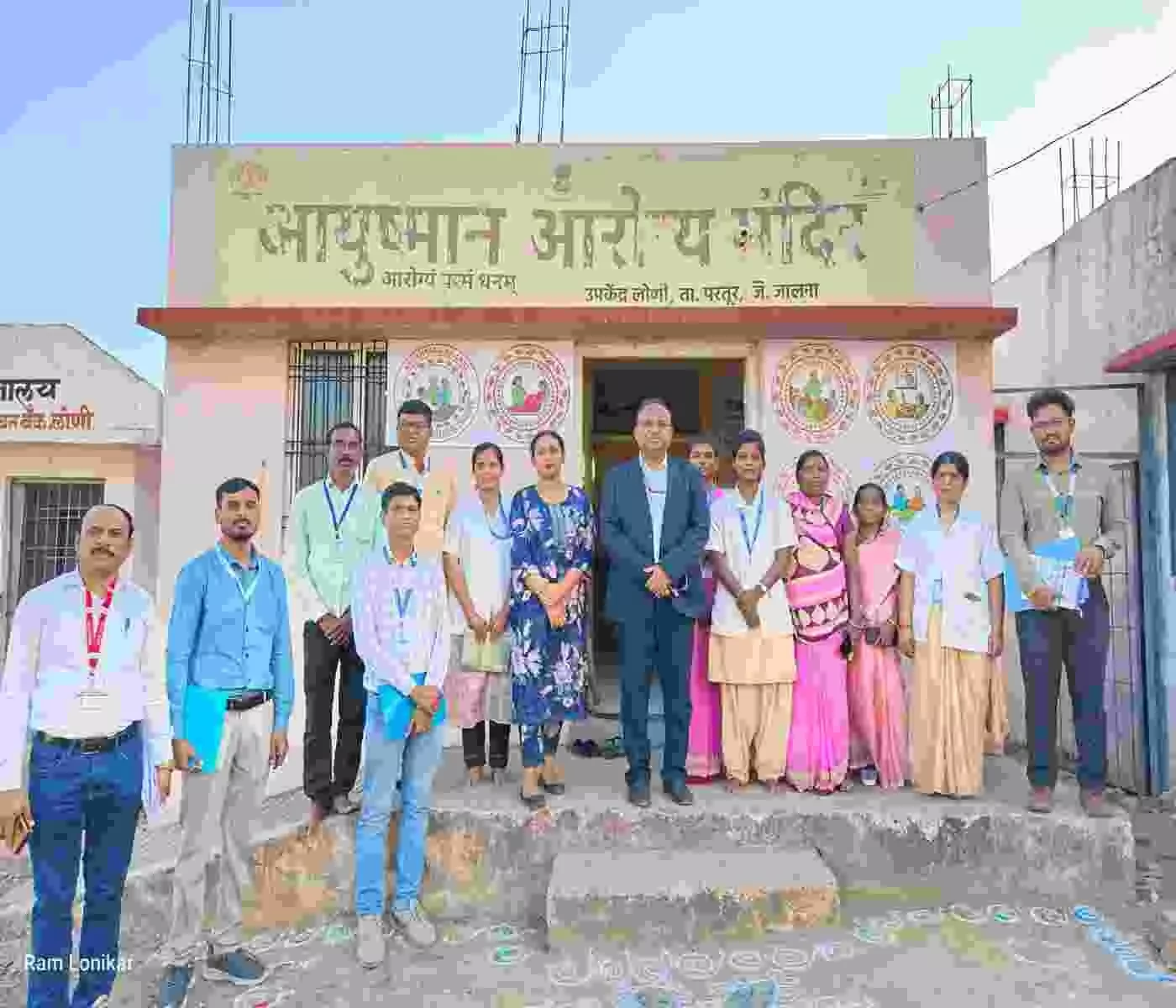 Central Prabhari Officer Dr. Sandeep Rathod visits Paraturu, takes detailed review of ground progress of Aspirational Taluka Programme Central Prabhari Officer Dr. Sandeep Rathod visits Paraturu, takes detailed review of ground progress of Aspirational Taluka Programme