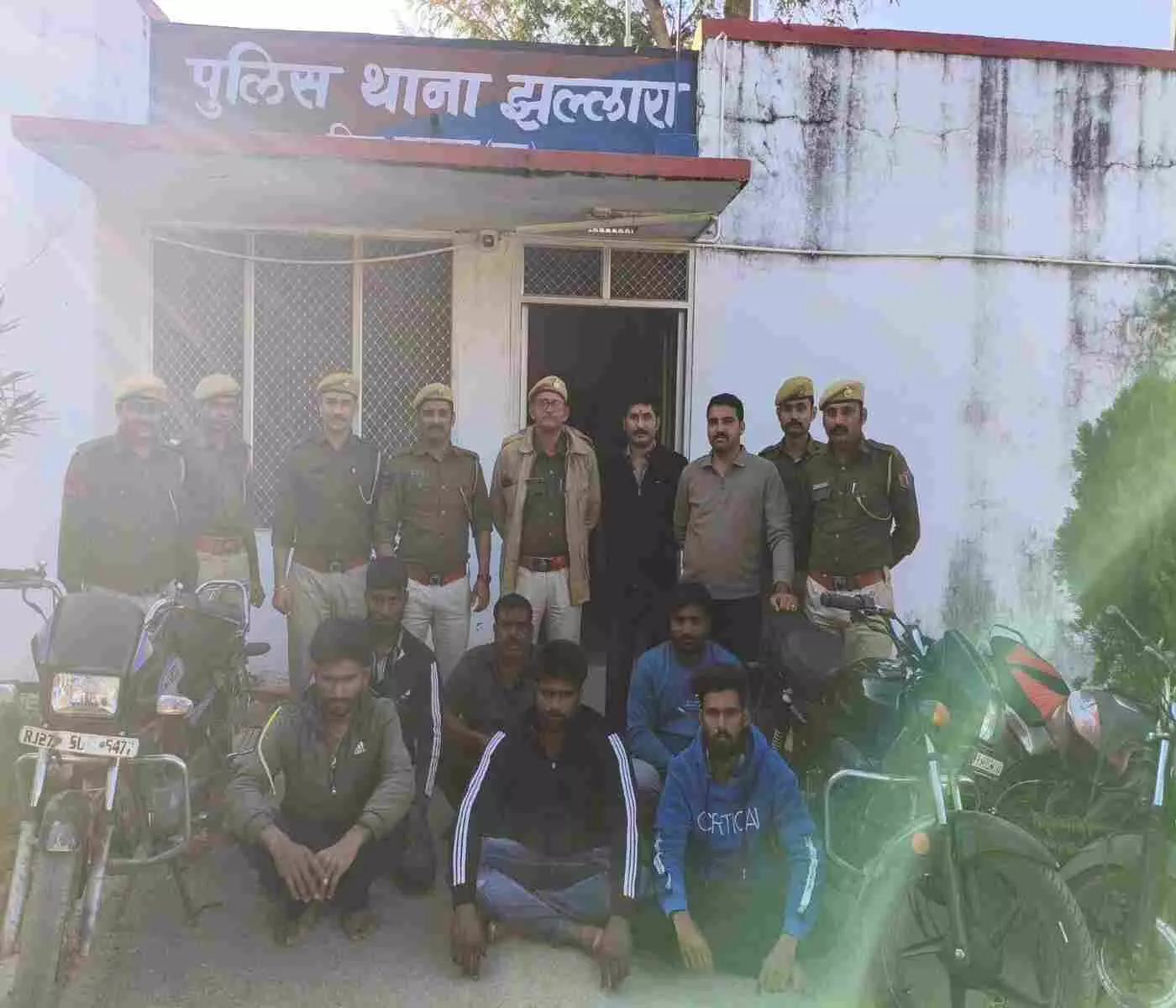 Nilgai poaching case exposed in Jhallara police station area Nilgai poaching case exposed in Jhallara police station area