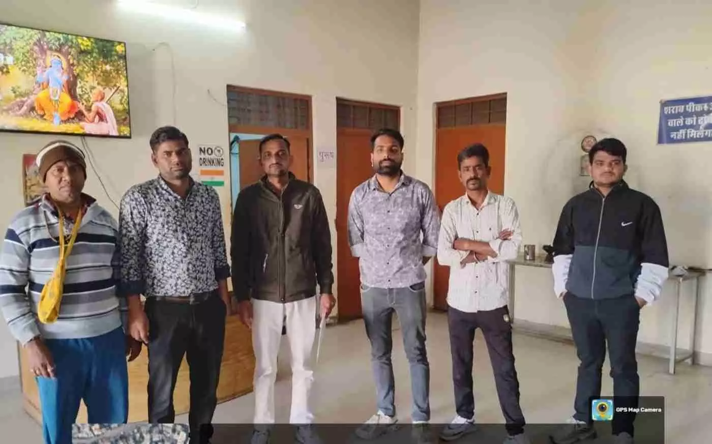 Surprise inspection of night shelter arrangements