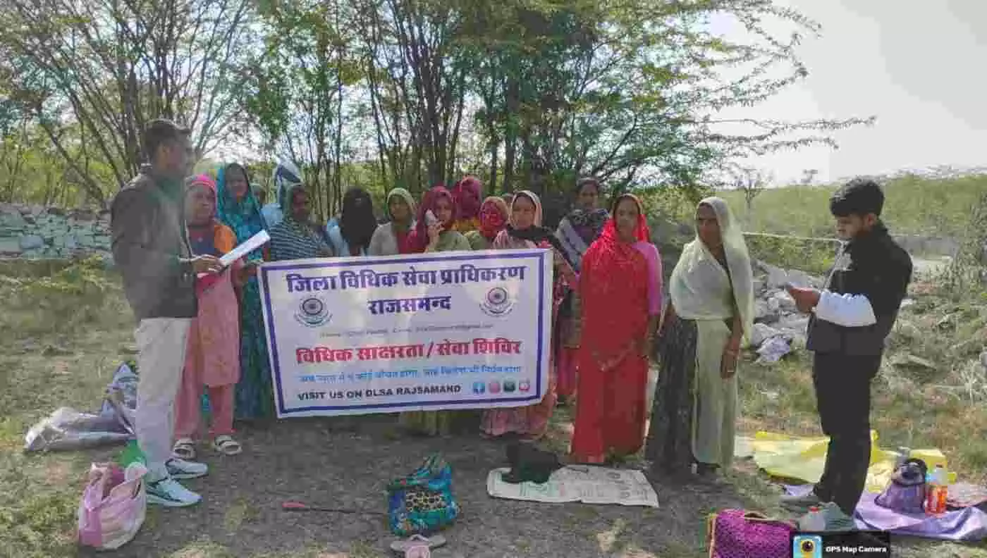 A strong initiative for legal awareness in Amet on National Consumer Rights Day, camp organized at NREGA site Shivnathpura