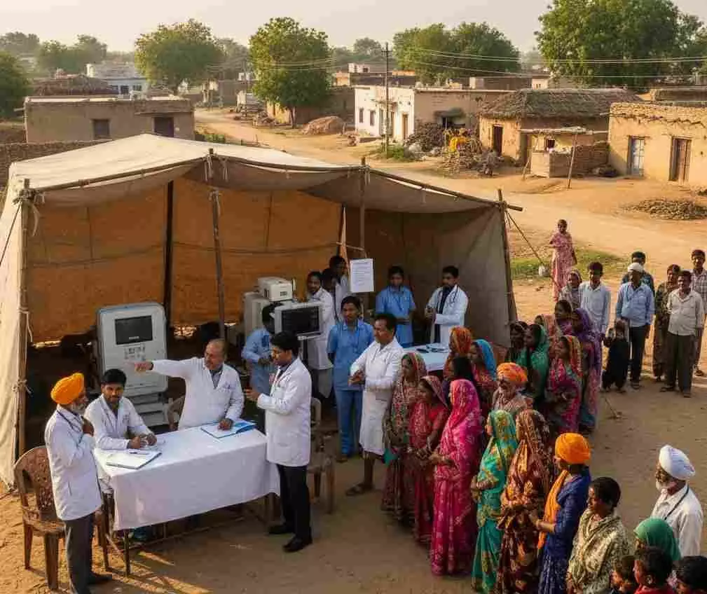 TB Free India Campaign: Medical teams organize village-to-village screening camps in Sawai Madhopur from December 29th
