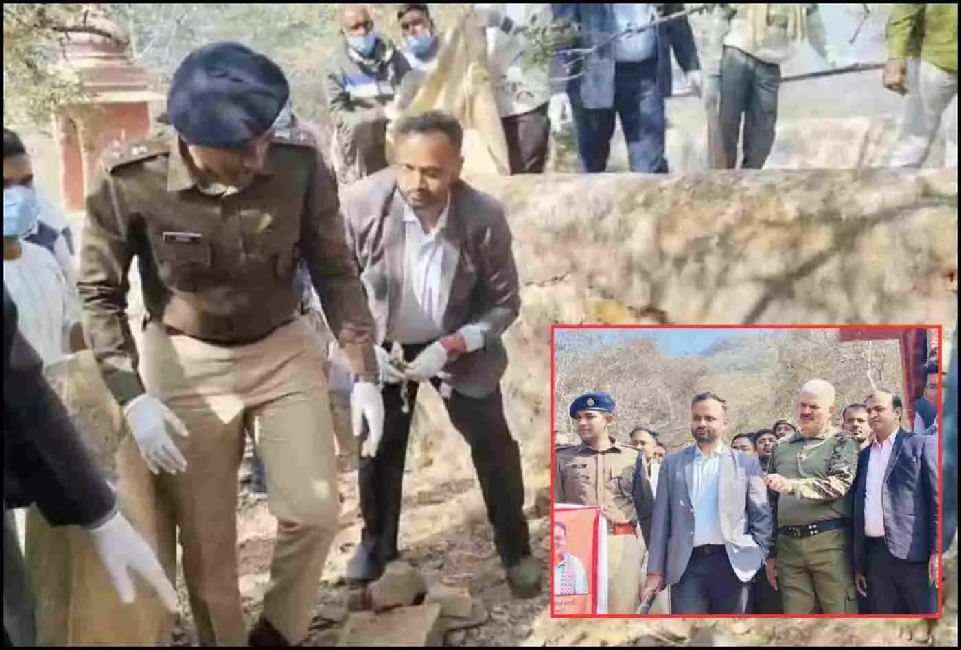 Cleanliness drive at Ramgarh Crater: District Collector gives message of public participation Cleanliness drive at Ramgarh Crater: District Collector gives message of public participation