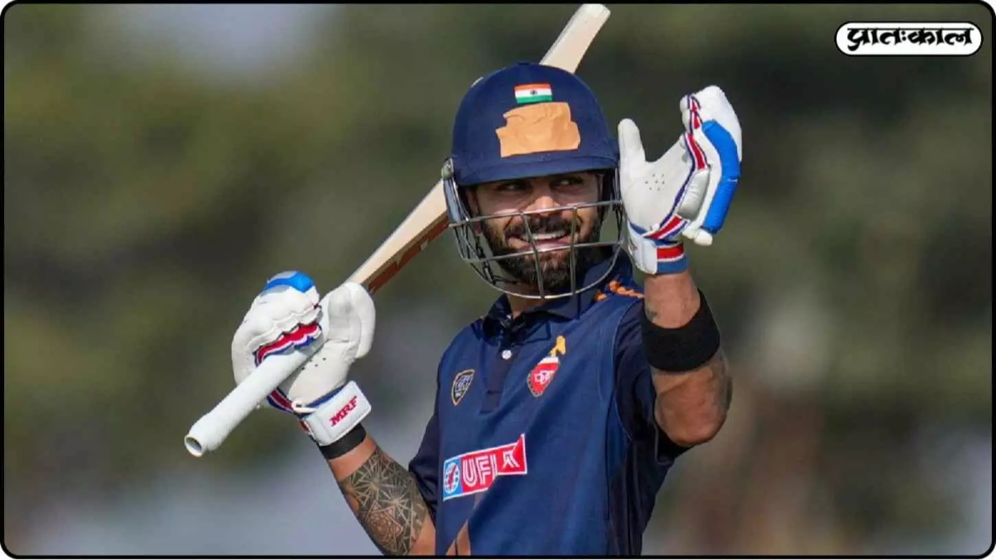 Vijay Hazare Trophy: Kohli becomes fastest List A run-scorer