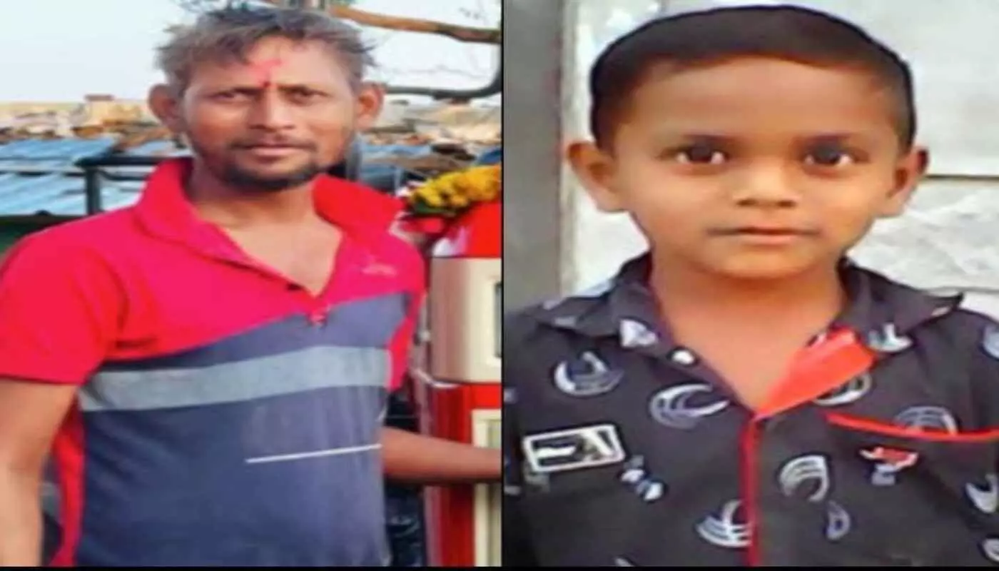 Tragic accident due to tractor overturn: Father and son died on the spot on the way to the farm in Bhusaval, wave of mourning in the area Tragic accident due to tractor overturn: Father and son died on the spot on the way to the farm in Bhusaval, wave of mourning in the area