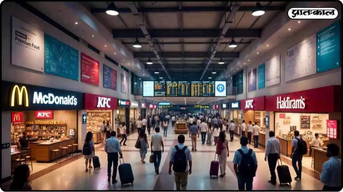 स्टेशन पर इंतजार अब स्वाद के साथ ; KFC, Haldiram जैसे ब्रांड्स को मिली स्टेशन पे एंट्री स्टेशन पर इंतजार अब स्वाद के साथ ; KFC, Haldiram जैसे ब्रांड्स को मिली स्टेशन पे एंट्री
