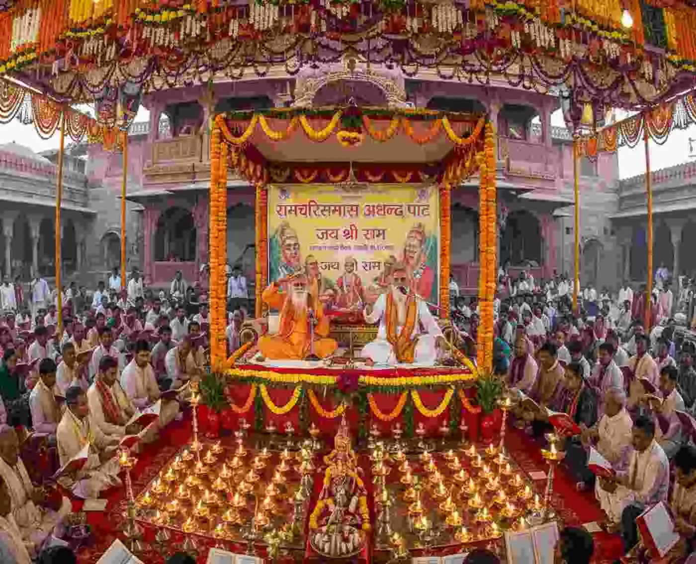 सांगानेर में रामायण मंडल ने 31 अखंड रामचरितमानस के पाठ से सनातन धर्म की अलख जगाई सांगानेर में रामायण मंडल ने 31 अखंड रामचरितमानस के पाठ से सनातन धर्म की अलख जगाई