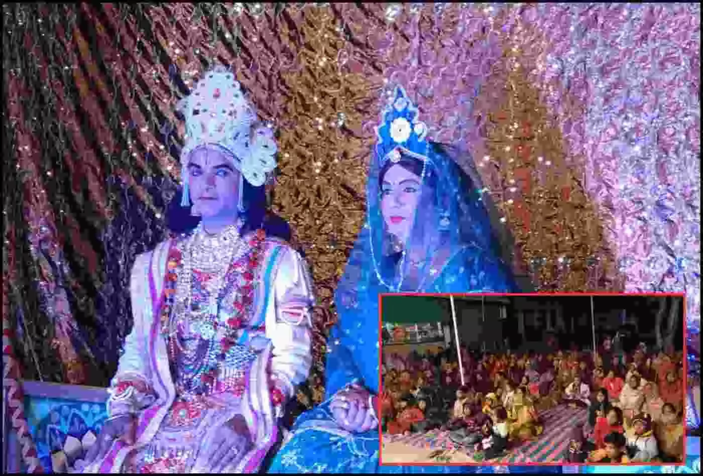 आकोला की रामलीला में सीता स्वयंवर का भव्य मंचन, आकोला की रामलीला में सीता स्वयंवर का भव्य मंचन,