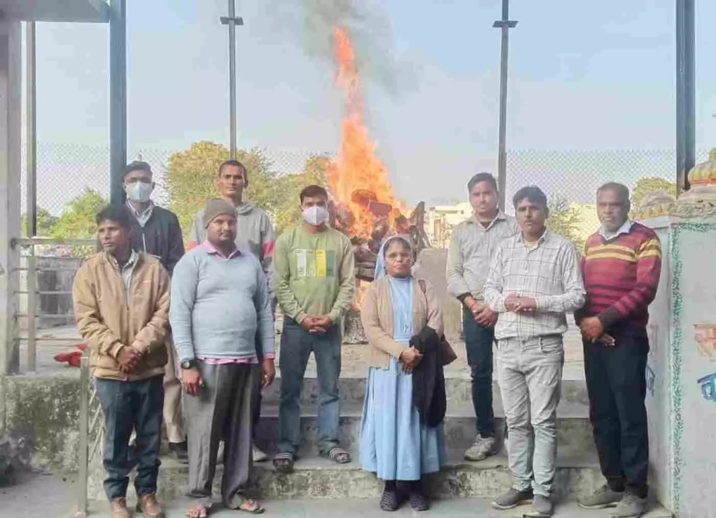 महाराणा प्रताप सेना ने आशा धाम आश्रम की प्रेमा का विधिपूर्वक अंतिम संस्कार किया