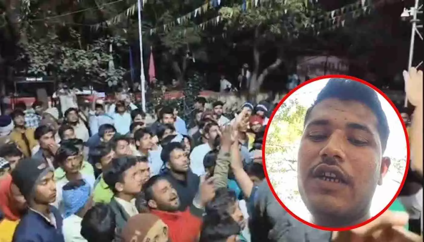 लातूर में पुलिस उत्पीड़न का सनसनीखेज आरोप: 20 वर्षीय इमरान बेलुरे ने वीडियो जारी कर की आत्महत्या, मनुष्यवध का केस दर्ज करने की मांग पर अड़े परिजन लातूर में पुलिस उत्पीड़न का सनसनीखेज आरोप: 20 वर्षीय इमरान बेलुरे ने वीडियो जारी कर की आत्महत्या, मनुष्यवध का केस दर्ज करने की मांग पर अड़े परिजन