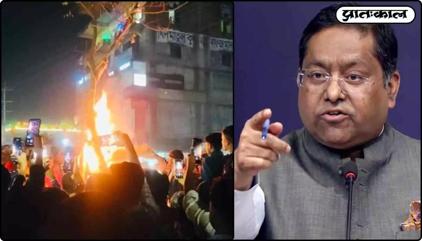 धर्म के नाम पर हिंसा? बांग्लादेश हिन्दू मॉब लिंचिंग केस में भारत का तीखा बयान धर्म के नाम पर हिंसा? बांग्लादेश हिन्दू मॉब लिंचिंग केस में भारत का तीखा बयान